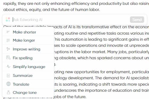 Migliora la tua scrittura con l'intelligenza artificiale