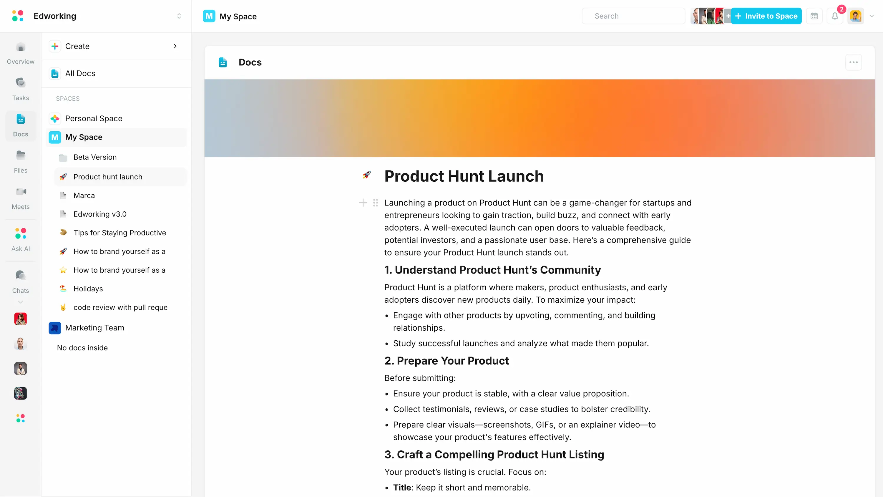 Document Collaboration